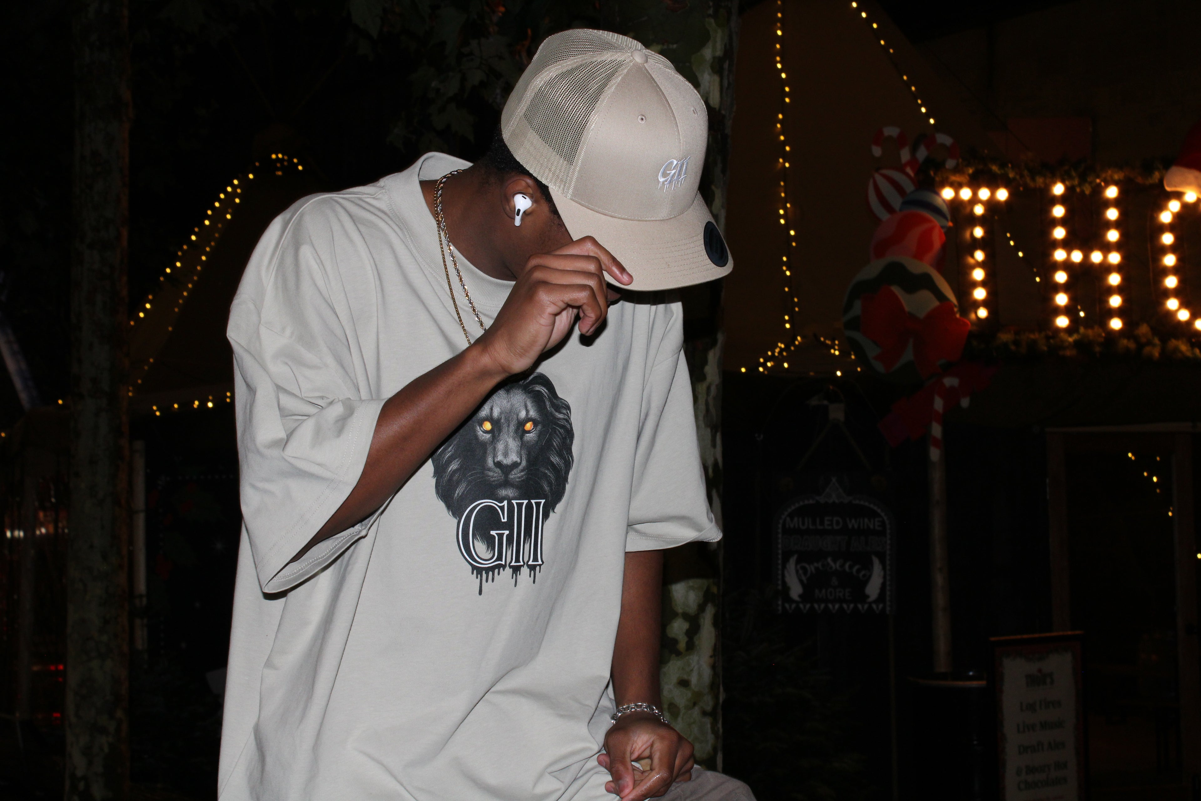 DIVINE TAKEOVER - Oversized High Neck T-shirt